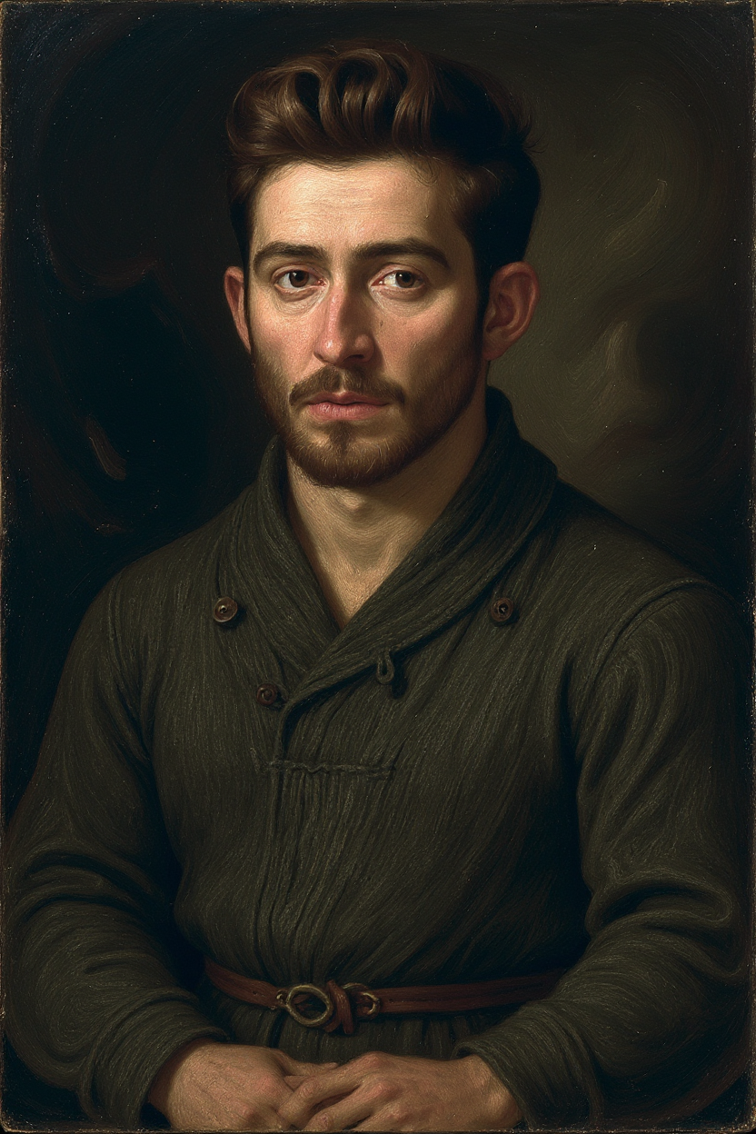 After · Renaissance portrait
